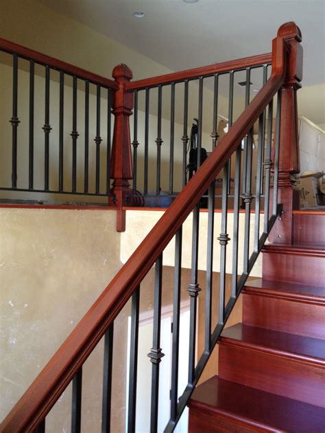 railing inside house metal minimalist|metal stair railing ideas.